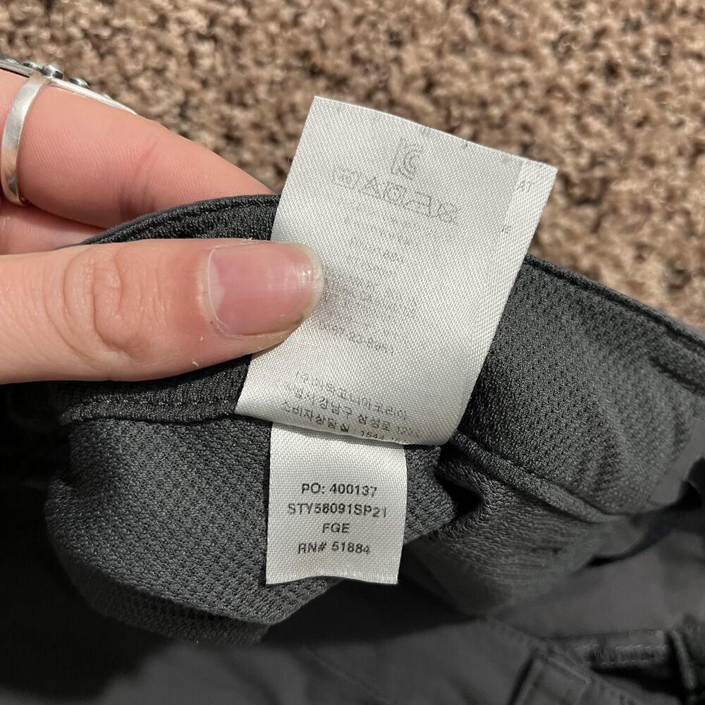 Patagonia Shorts Womens 12 Gray Hiking Walking Lightweight Quick Dry Zip‎ Pocket - Picture 9 of 13